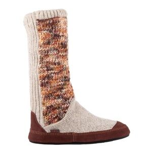 Womens Acorn Slouch Boot Sunset Cable Knit